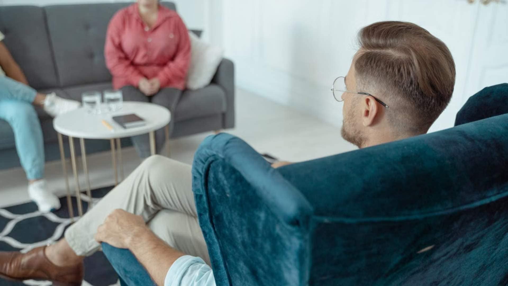 Counsellor talking as therapy for mental health in Grand Junction